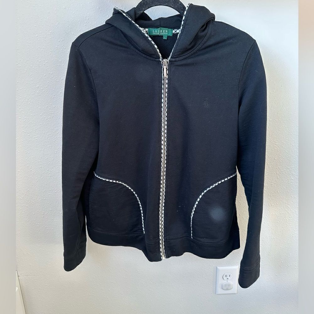 WOMENS RALPH LAUREN ZIP UP SIZE LARGE
